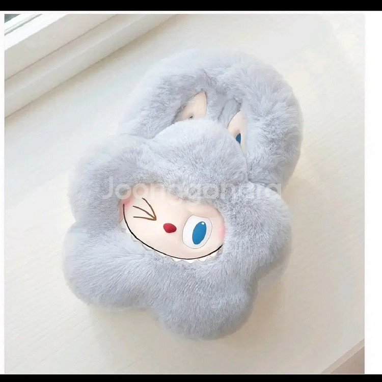 팝마트 라부부 클래식 백 시리즈 플러시 플라워 백 블루--0