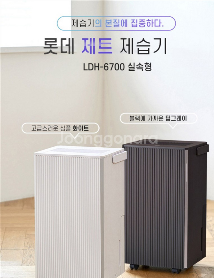 롯데 제습기 12L 화이트--1