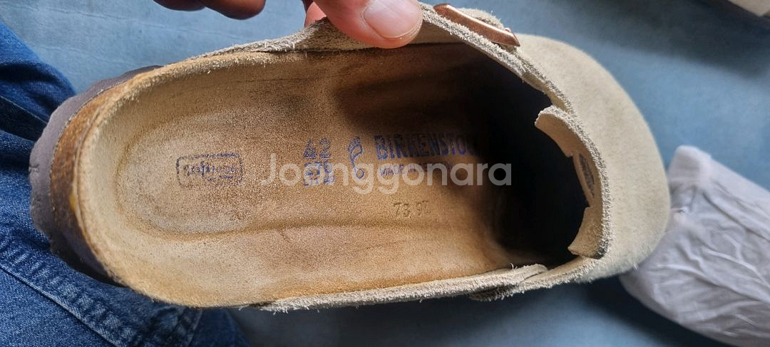 버켄스탁 보스턴 타우페 270사이즈42--7