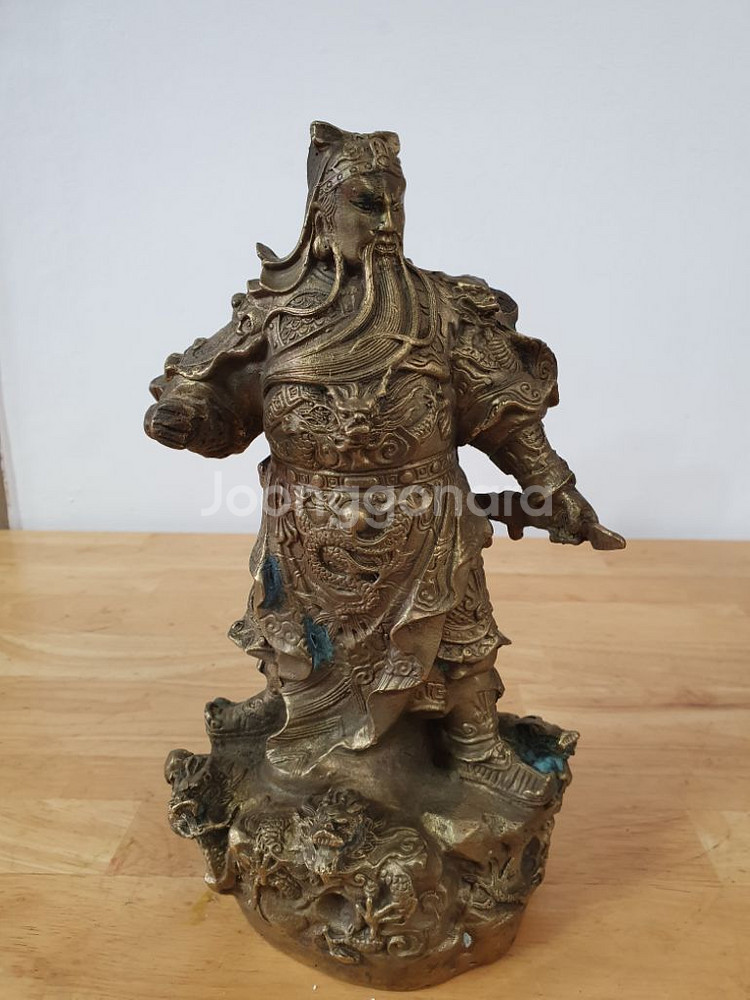 동 장식품 ( 관우 )--0