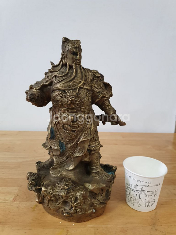 동 장식품 ( 관우 )--1