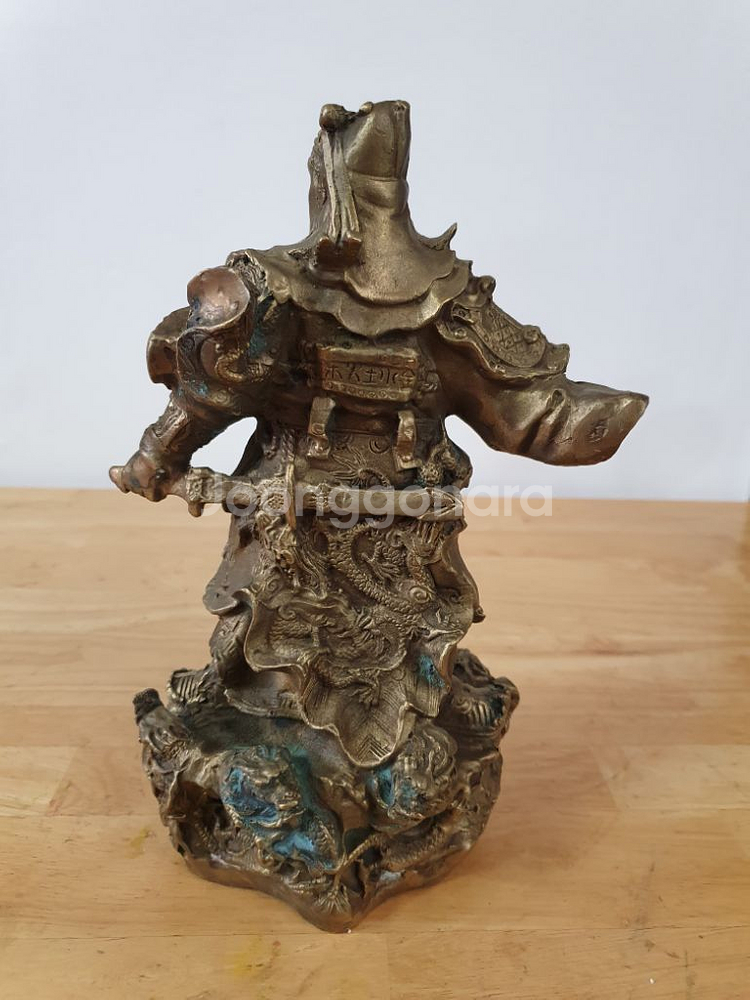 동 장식품 ( 관우 )--2