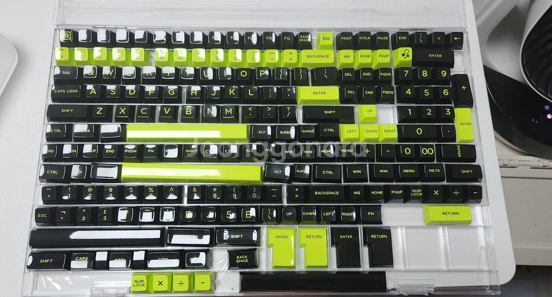 jtk hsa toxic 불투명 유광 커스텀키보드 키캡--0