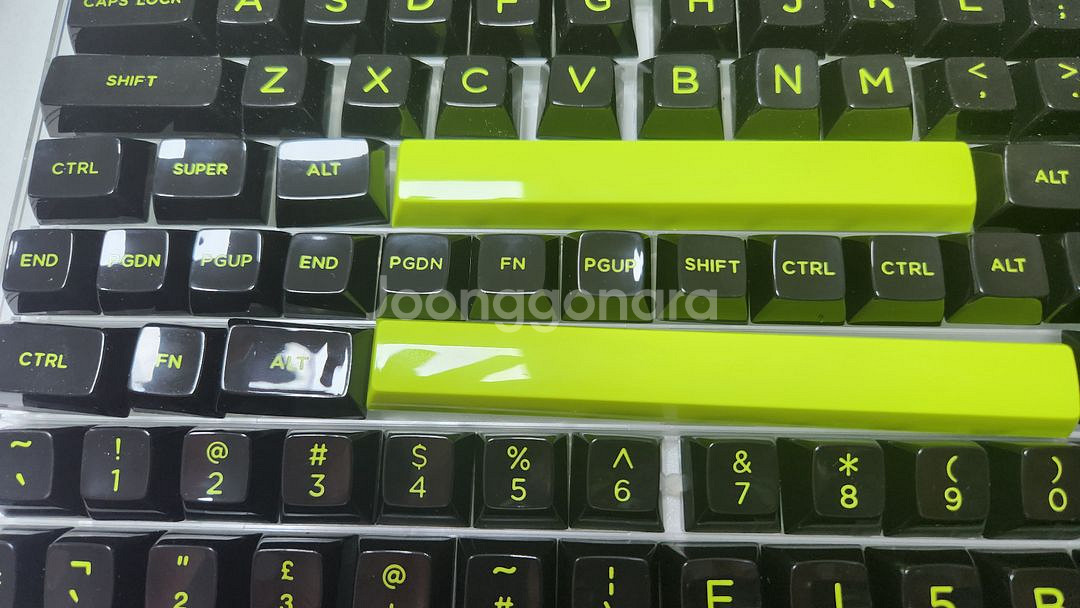 jtk hsa toxic 불투명 유광 커스텀키보드 키캡--1