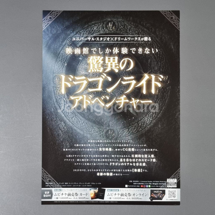 [영화팜플렛] 드래곤길들이기 실사 일본A (2025)--1