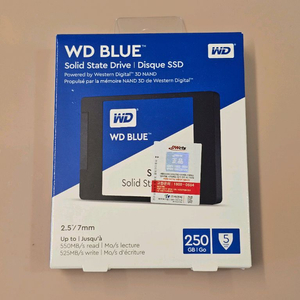 wd blue 250gb 2.5인치 ssd 미개봉