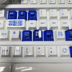 keykobo 2T BLUE 커스텀키보드 키캡 팝니다.
