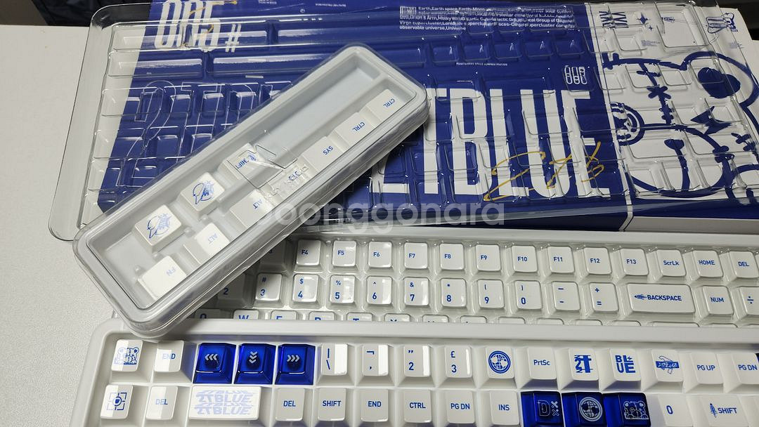 keykobo 2T BLUE 커스텀키보드 키캡 팝니다.--1