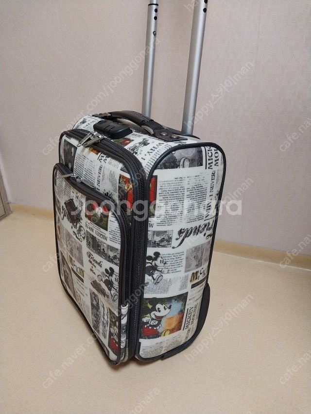 미키뉴스페이퍼 기내용 캐리어--0