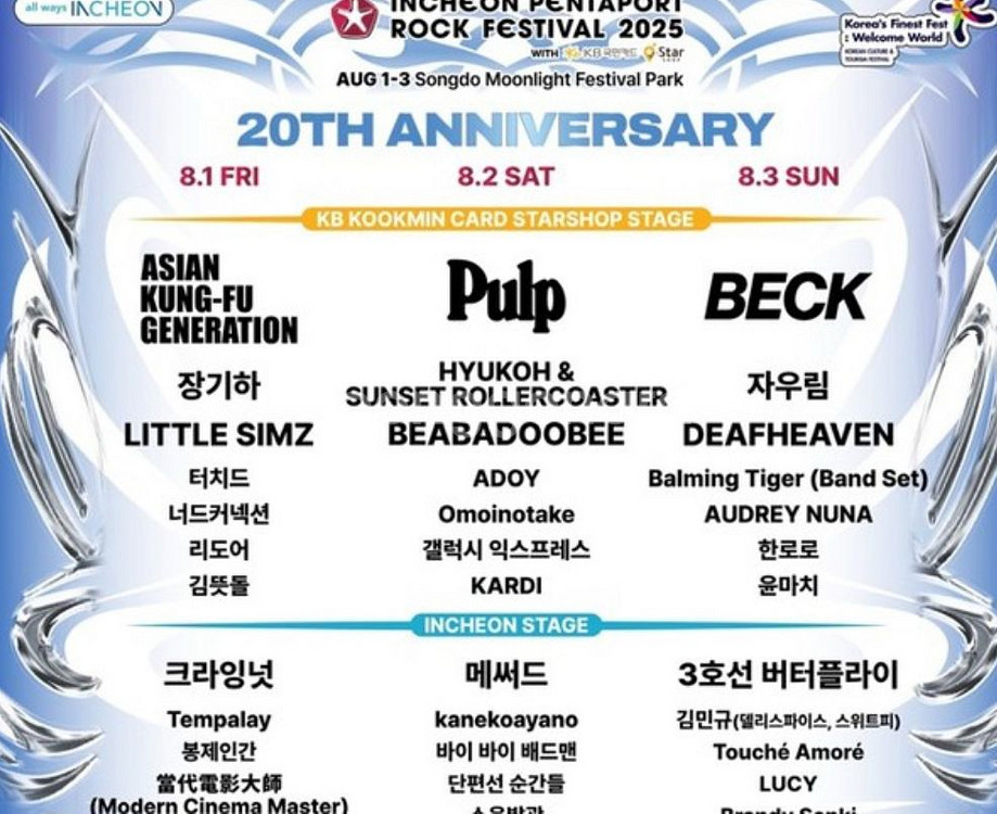 펜타포트 토, 일요일 양일--0