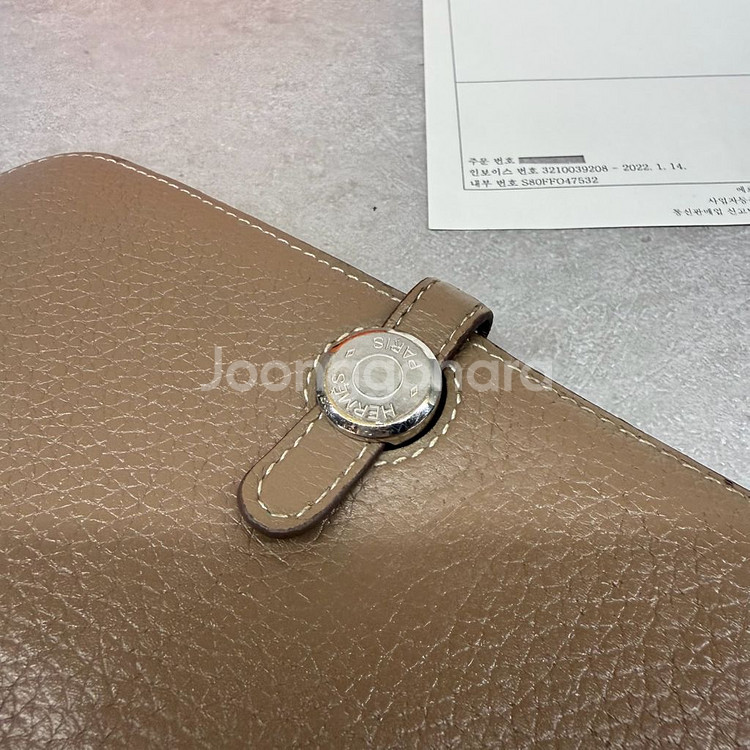 에르메스 도곤 장지갑 에토프--2