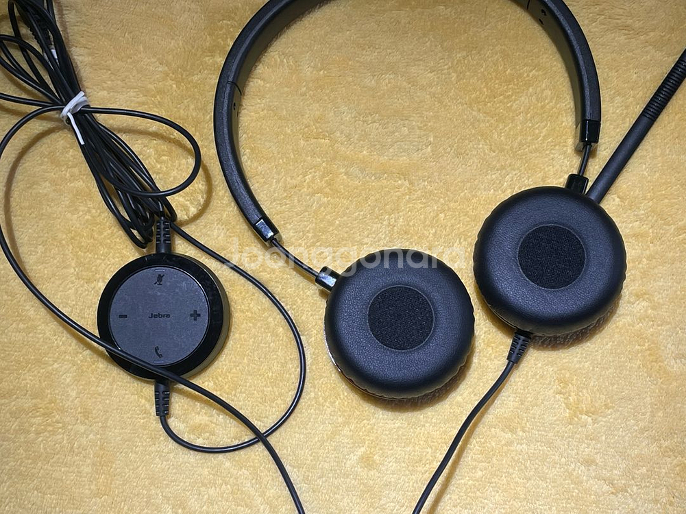 자브라 스테레오 유선 헤드셋 팝니다.--1