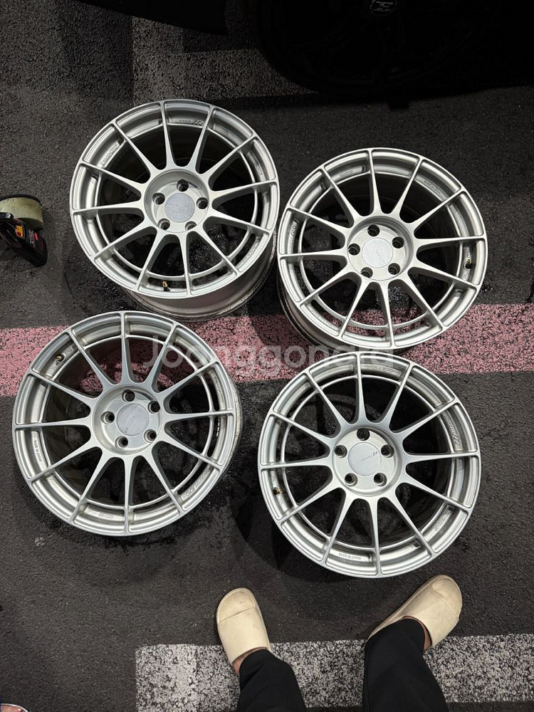 엔케이휠 NT03RR실버 18인치(가격내림)(택배가능)--4