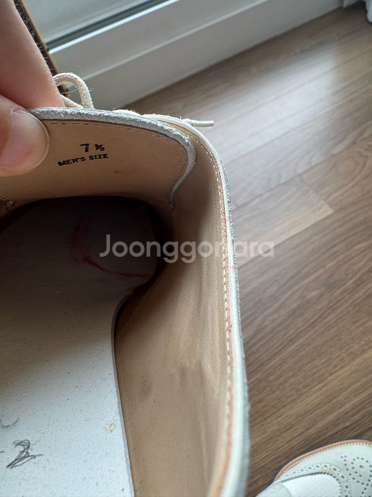 TODS 토즈 윙팁 더비 슈즈 7.5 사이즈--7