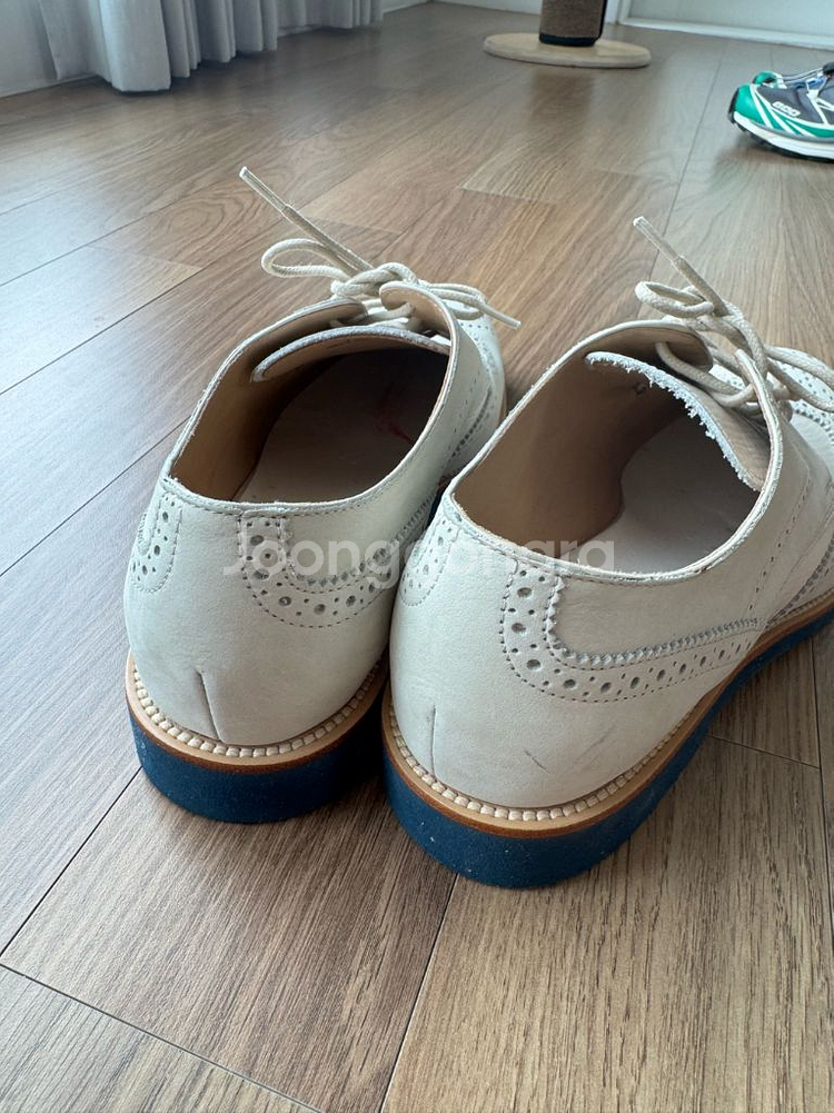 TODS 토즈 윙팁 더비 슈즈 7.5 사이즈--4