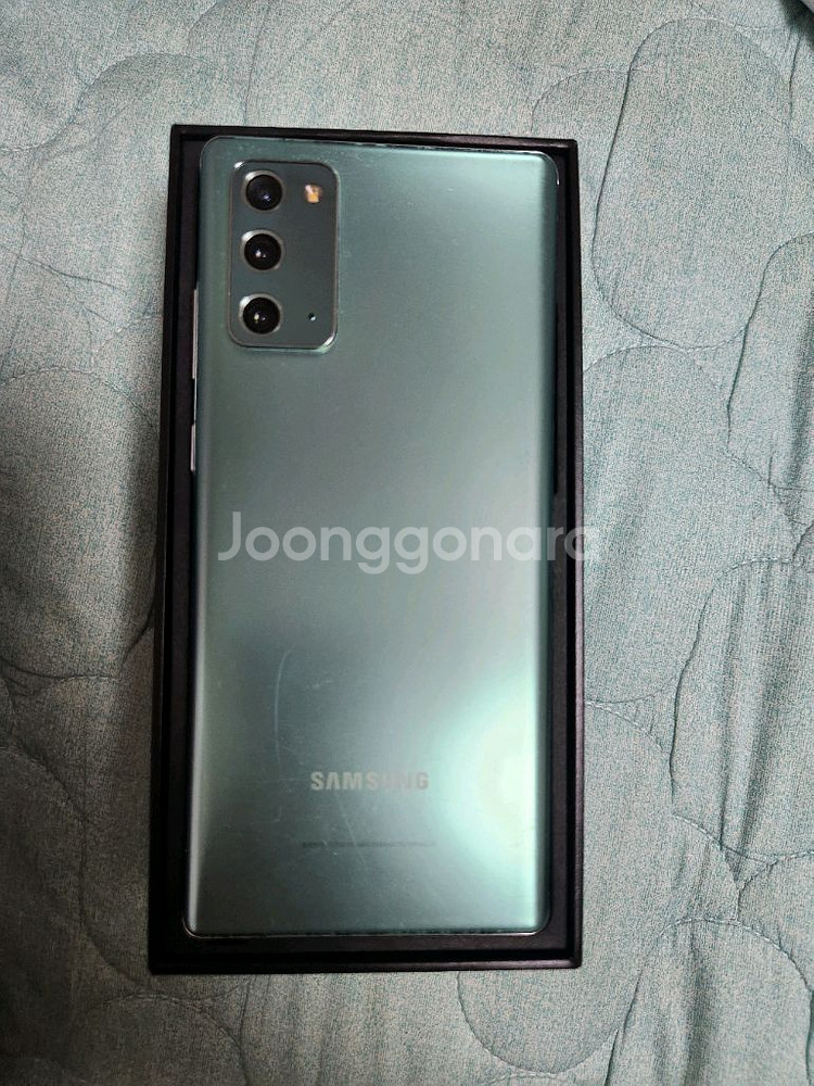 노트20 256gb 미스틱 그린 공기계--3