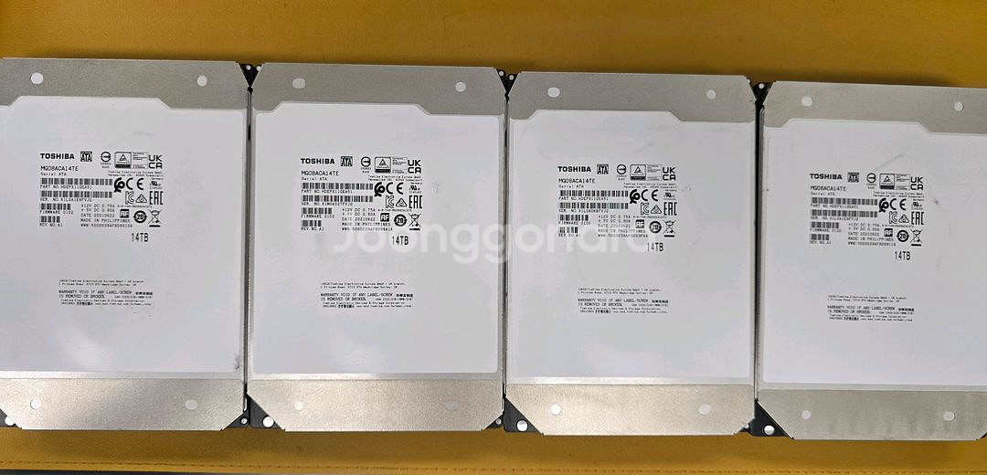 TOSHIBA 14TB HDD 엔터프라이즈 하드 팝니다--0