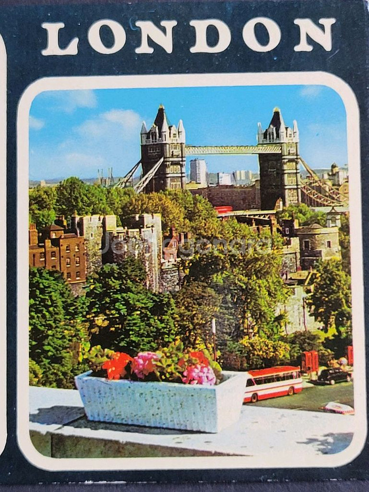 1980년대 영국 우편 관광엽서(4)Buckingham--1