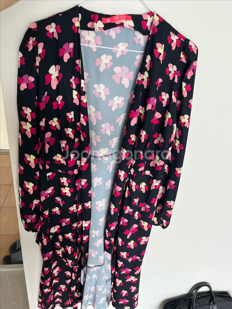 랭앤루 랩 플라워 원피스 새상품--0