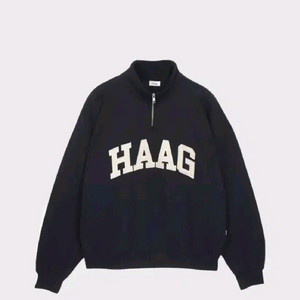 HAAG 하프집업 맨투맨 새상품 헤이그