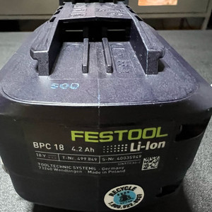 Festool BPC 18 4Ah 18 V, Li-Io
