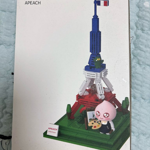 카카오프렌즈 브릭피큐어 에펠탑 타워 어피치 레고