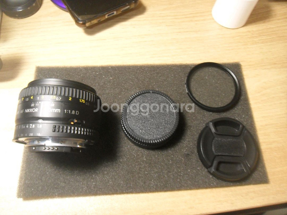 니콘 정품 50.8D 50mm 1:1.8D--0