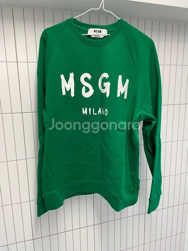 [L] msgm 맨투맨 그린--0