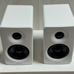 에디파이어 N300(m60)스피커 & 화이트 받침대