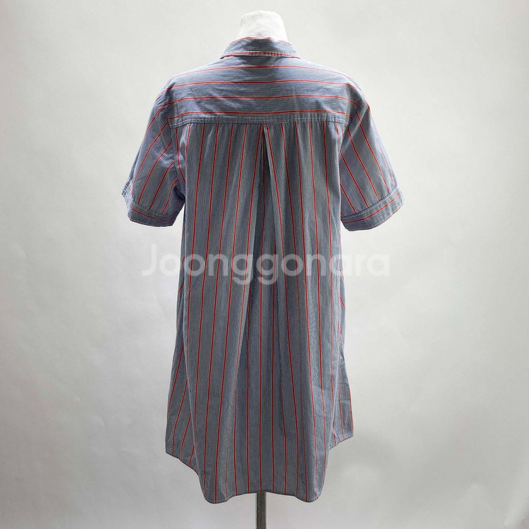 타미진 여성반팔원피스 스트라이프 90 진스센스--2