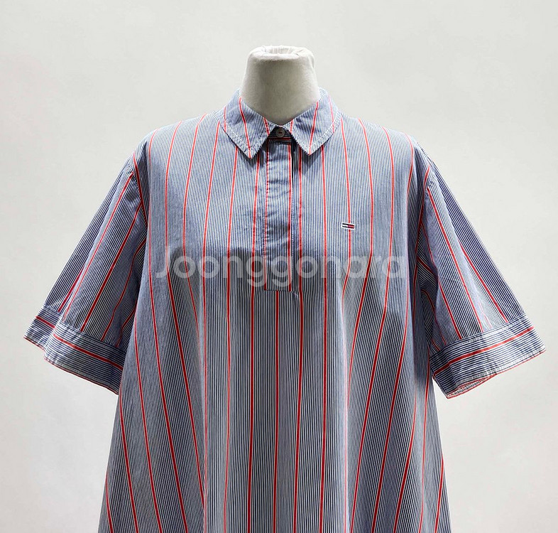 타미진 여성반팔원피스 스트라이프 90 진스센스--1