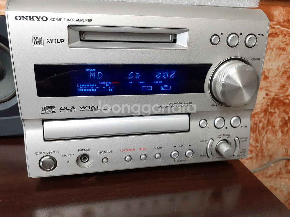 온쿄cd/md튜너엠프(FR-X7A )/리모콘-->8만--0