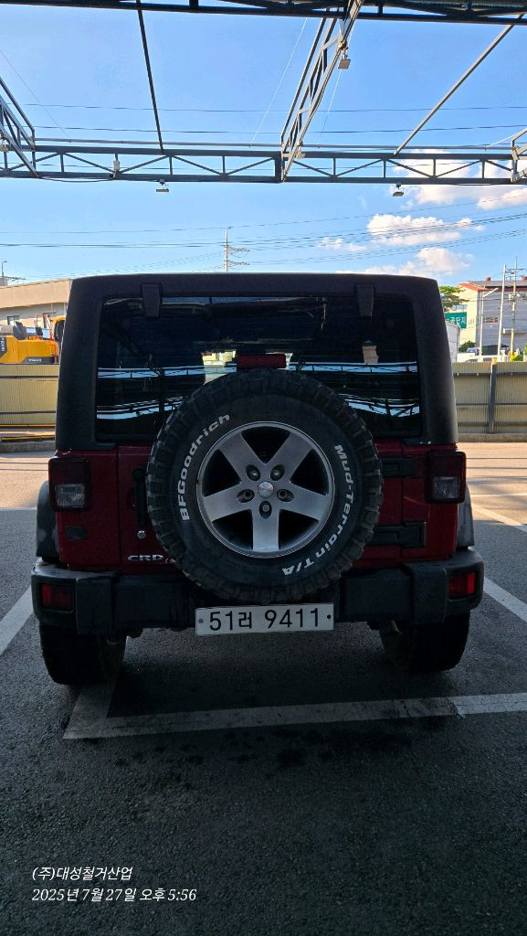 지프랭글러jk2,8디젤루비콘4도어 충북진천2012년식 이미지