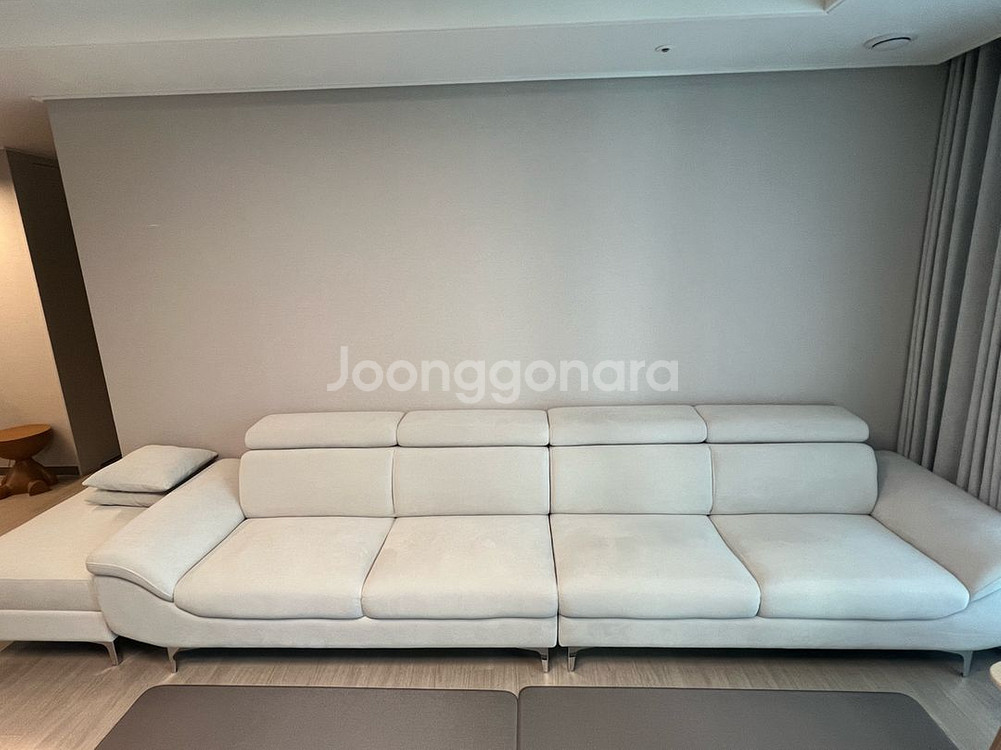 삼익가구 6인용 아쿠아텍스 헤드틸팅 소파(실사진첨부)--4
