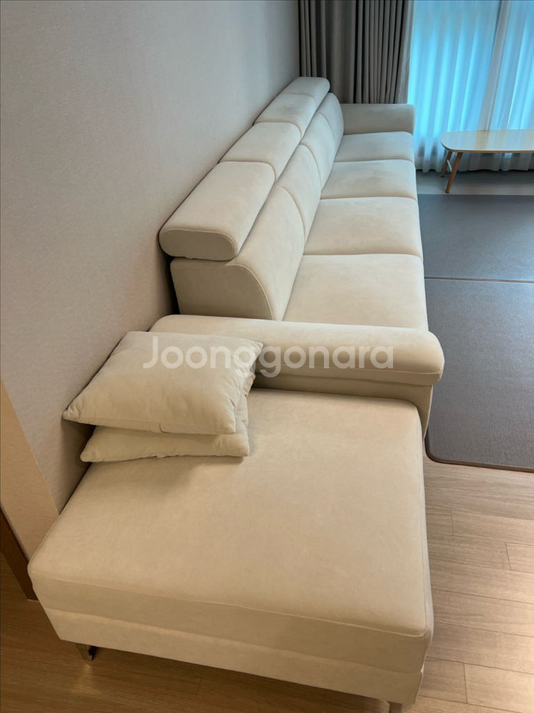 삼익가구 6인용 아쿠아텍스 헤드틸팅 소파(실사진첨부)--5