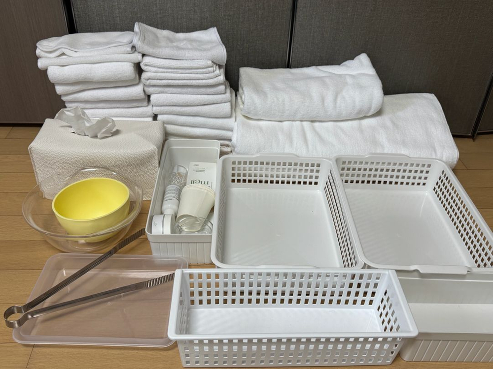 피부미용 실기재료 이미지