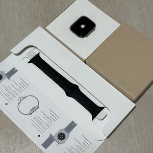 (배터리100) 애플워치7 에르메스 45mm 실버 스테