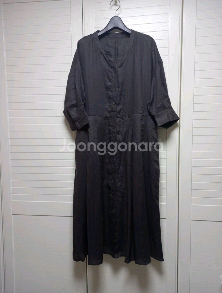 VW베라왕 프렌치린넨 원피스 겸 아우터(L) ㅡ새상품--0