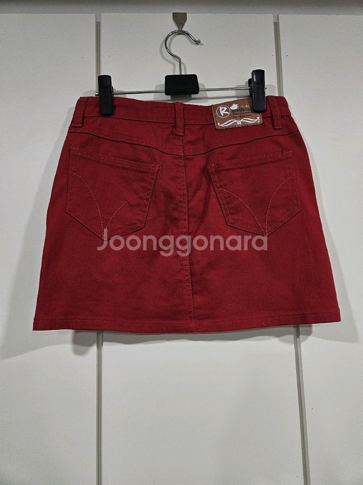 빨강 청치마,레드 스커트.--1