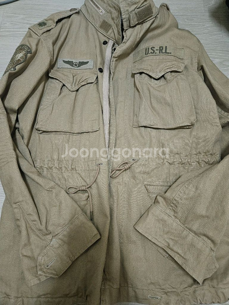 [S] 폴로 소령야상 베이지 팝니다--0