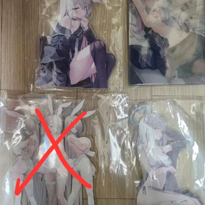 블루아카이브 아스나,프라나,시로코 아크릴스탠드