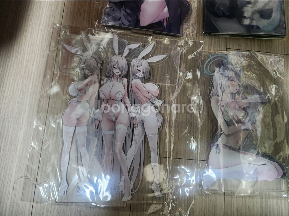 블루아카이브 아스나,프라나,시로코 아크릴스탠드--2