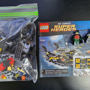 레고 76034 배트맨 배트보트 추격전 중고 팝니다