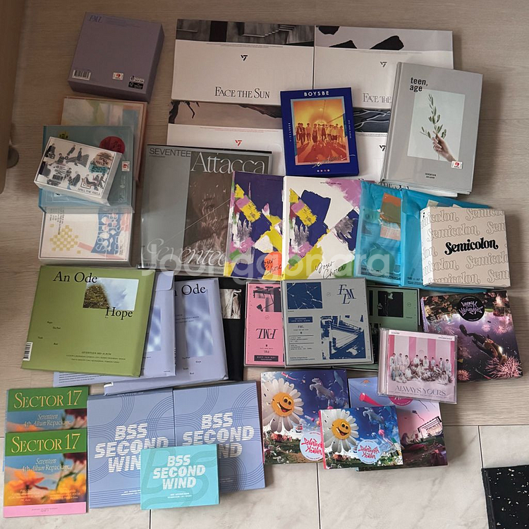 세븐틴 앨범 일괄 양도--0