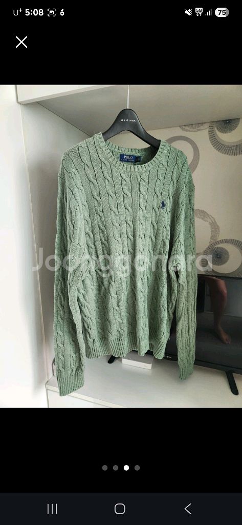 폴로 케이블니트 L사이즈--0