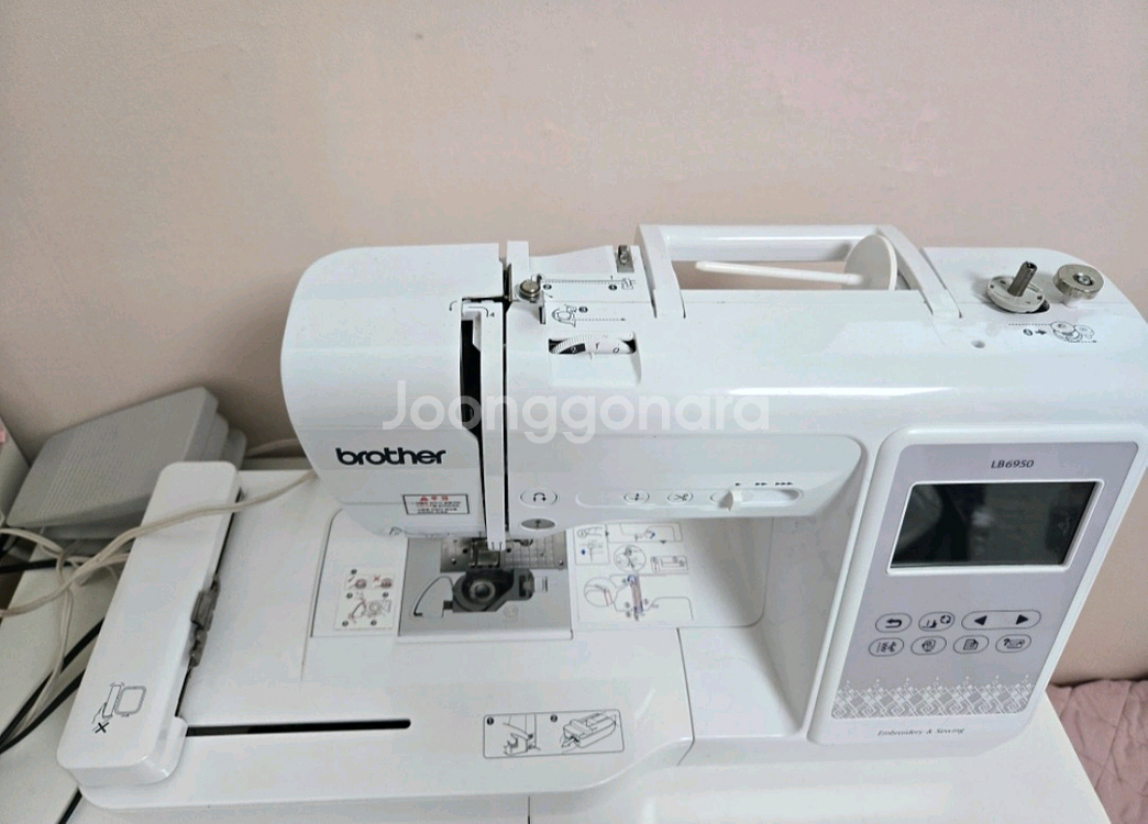 부라더미싱 LB6950 자수 미싱--1