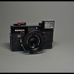 KONICA C35 EF. 필름카메라. A급