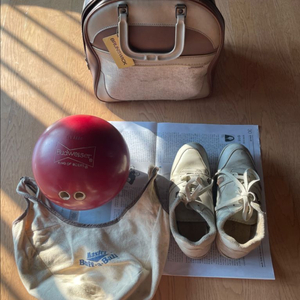 버드와이저 중고 볼링공 15p. 가방, 볼링화265