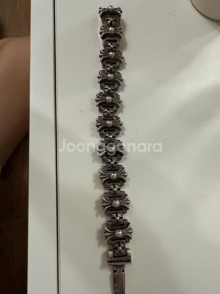 크롬하츠h링크 남성팔찌 정품--2