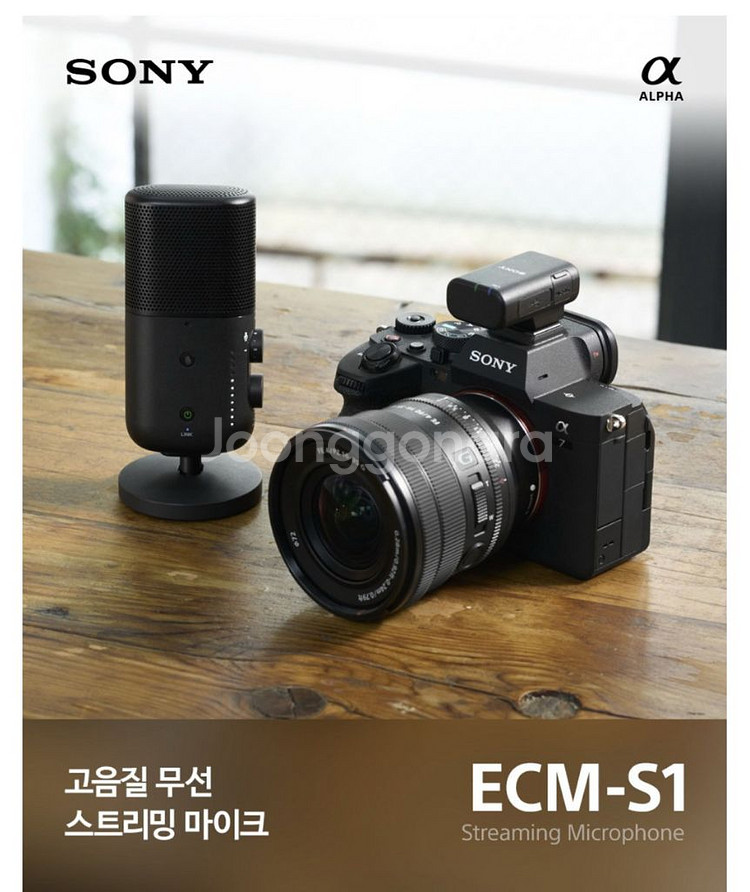 소니 무선 스트리밍 마이크 ECM-S1--0